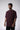 RAW EDGED WAFFLE TEE V2 [WINE]